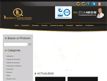 Tablet Screenshot of equiposylaboratorios.com